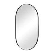 VIOTTO& CO. Contemporary Pill Shape Mirror Capsule Wall Mirror Oblong Mirror Modern Bathroom Vanity Mirror Hangs Horizontal or Vertical